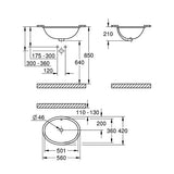 GROHE Bau Undermount Vanity Basin