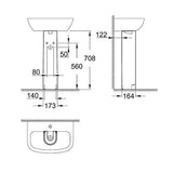 GROHE Bau Round Full Pedestal