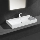 GROHE Cube Ceramic Rectangular Counter Top Vanity Basin