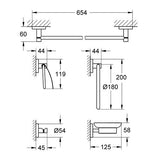 GROHE Essentials Master Bathroom Accessory Set (5-in-1)