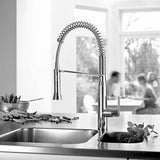 GROHE K7 Professional Sink Mixer with Spring Swivel Arm